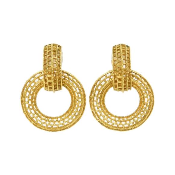 CHANEL Gold Earrings - Picture 1 of 5